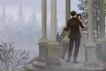 Dancing in the gazebo
